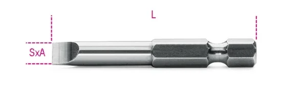 Inserto esagonale 1/4 beta 862lp - dettaglio 1