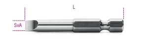 Inserto esagonale 1/4  beta 862lp - dettaglio 1