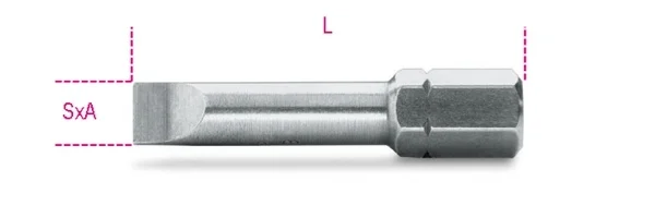 Inserto esagonale 5/16  beta 866lp - dettaglio 1
