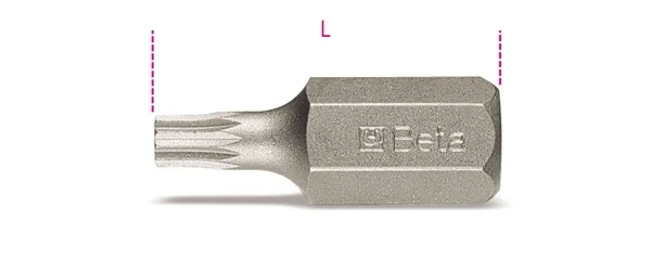 Inserti esagonale 10 mm beta 867xzn - dettaglio 1