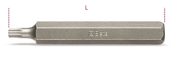 Inserti esagonale 10 mm  beta 867xzn/l - dettaglio 1