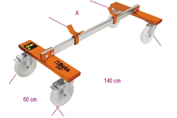 Carrello movimentazione veicoli beta 3007 - dettaglio 1