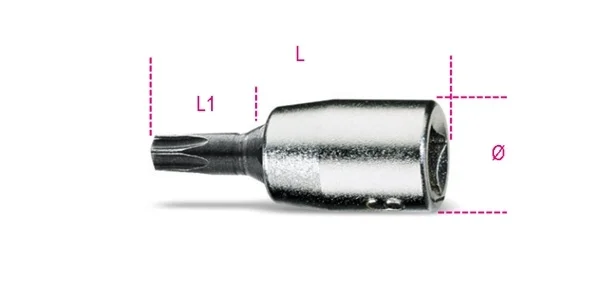 Chiave bussola torx 1/4 beta 900tx - dettaglio 1