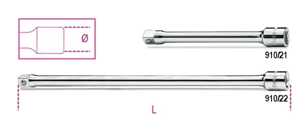 Prolunga 3/8 beta 910/21 - dettaglio 1