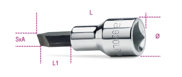 Chiave bussola a giravite taglio 1/2 beta 920lp - dettaglio 1