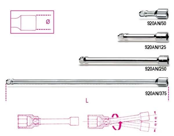 Prolunga angolare 1/2 beta 920an - dettaglio 1