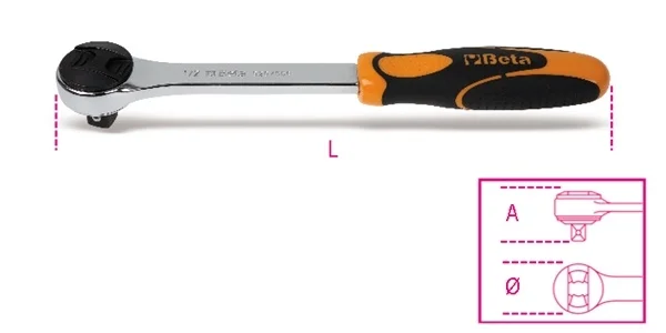 Cricchetto reversibile 1/2 beta 920/55q - dettaglio 1