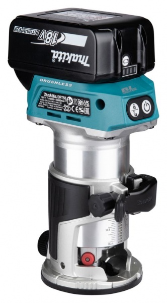Makita DRT50RTJX2 Rifilatore fresatrice 18 V a batteria - DRT50RTJX2
