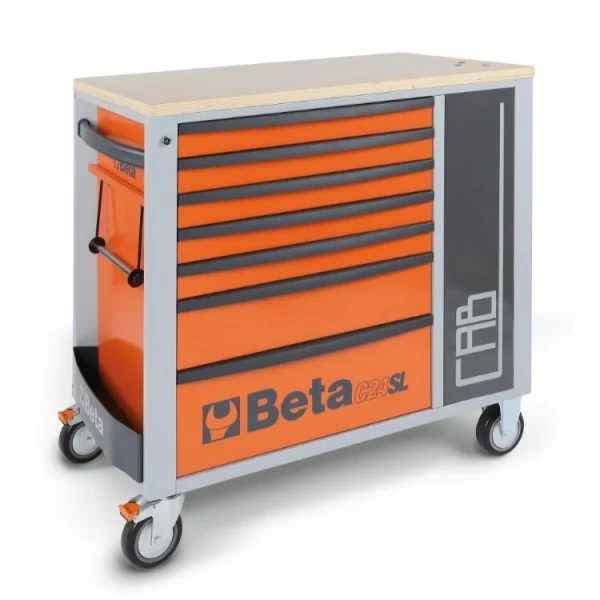 Beta c24sl-cab 024002191 cassettiera mobile 7 cassetti - dettaglio 1