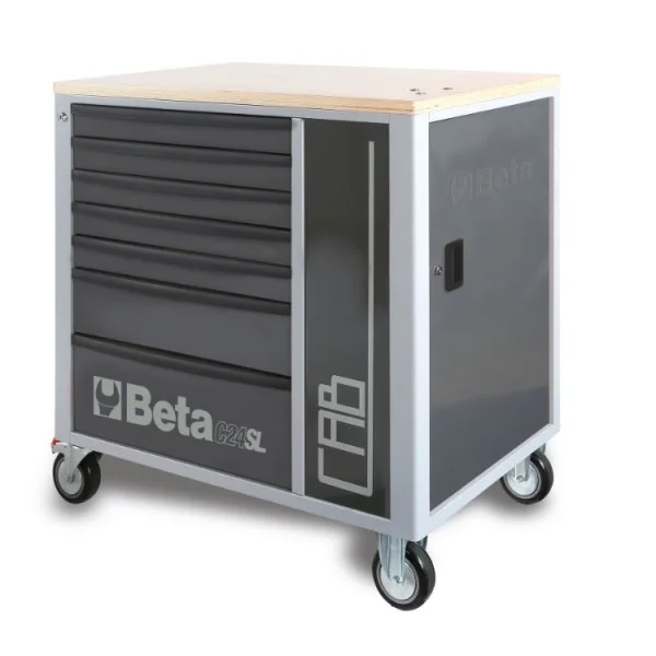 Beta c24sl-cab 024002191 cassettiera mobile 7 cassetti - dettaglio 2