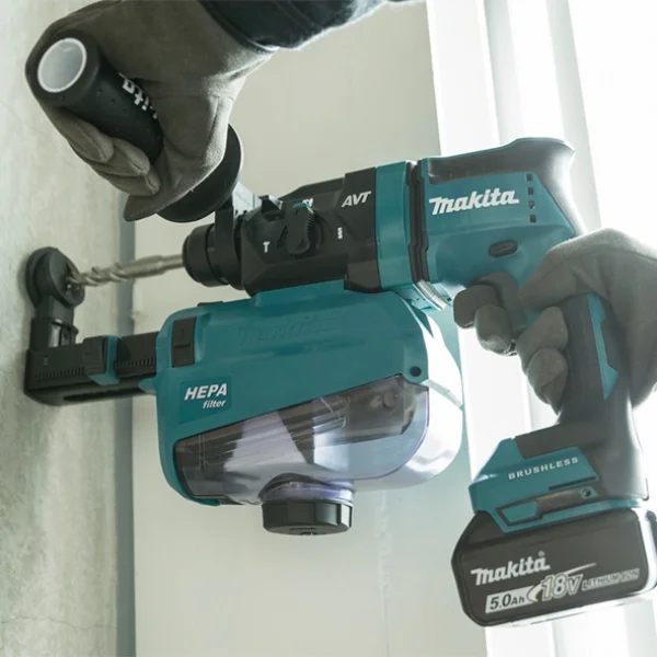 Makita DHR182RTWJ Tassellatore Sds-Plus a batteria 18v - dettaglio 4