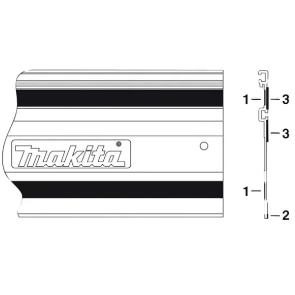 Nastro antisdruciolo binario guida makita 423361-5 - dettaglio 2