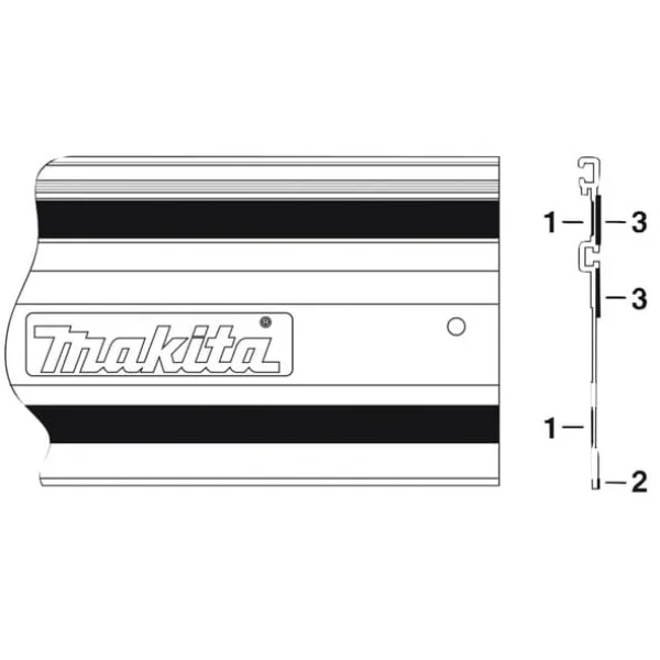Nastro scorrimento binaro guida makita 413101-9 - dettaglio 2