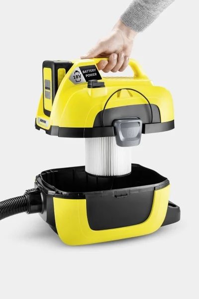 Aspirapolvere a batteria karcher wd 1 compact battery set 1.198-301.0 - dettaglio 4