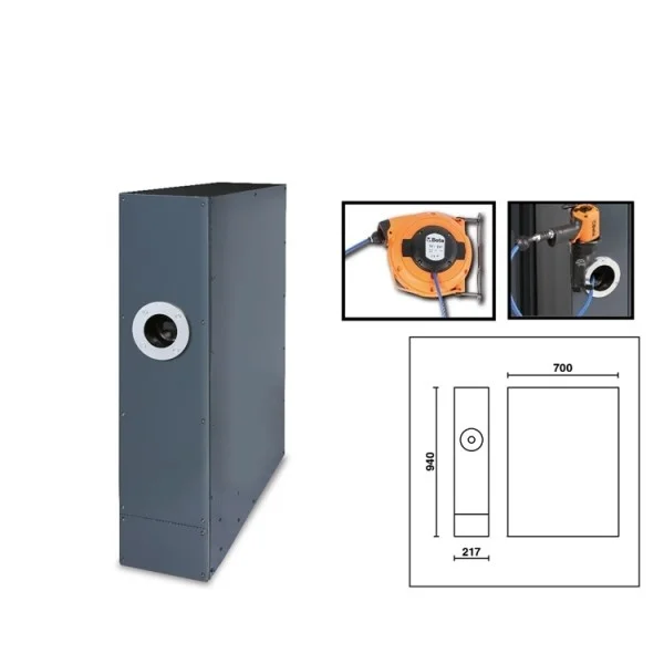 Gamba universale per banco con avvolgitubo elettrico beta c55b/gae 055000094 - dettaglio 1