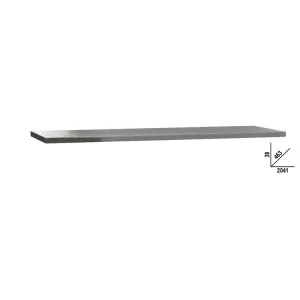Piano da lavoro mdf rivestito acciaio per banco arredo beta c45px/3-2,0mt 045000110 - dettaglio 1