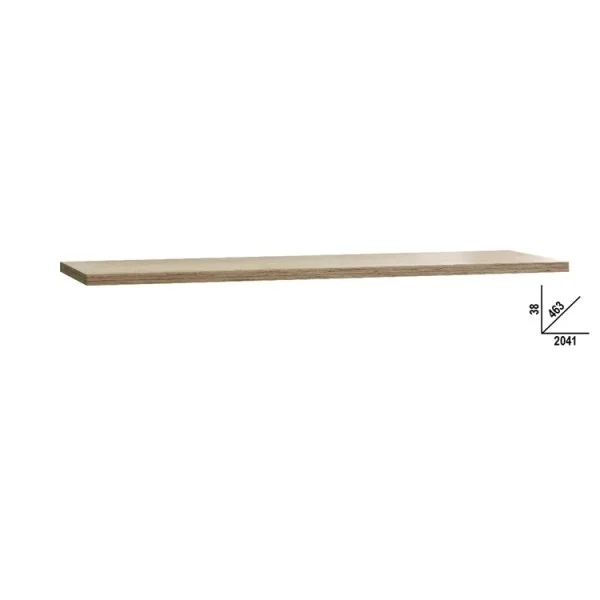 Piano da lavoro in legno per banco arredo officina beta c45pw/3-2,0mt 045000120 - dettaglio 1
