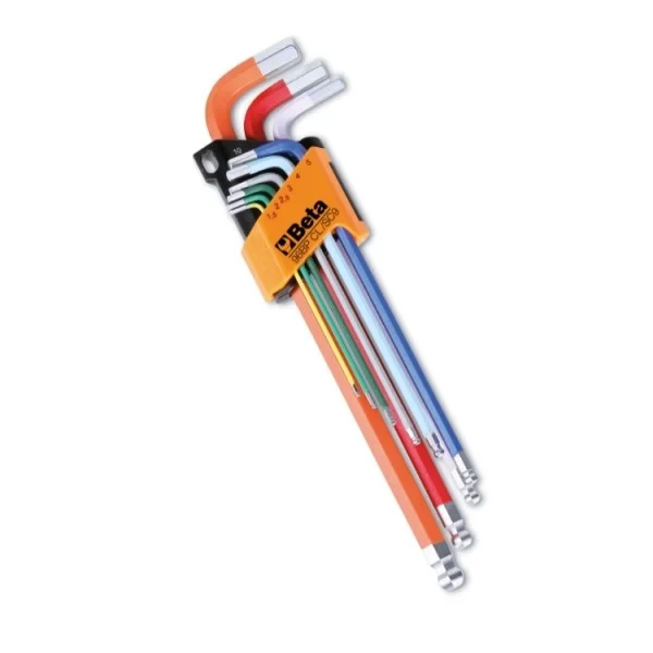 Serie chiavi brugola piegate pz 9 beta 96bp-cl/sc9 000961619 - dettaglio 1