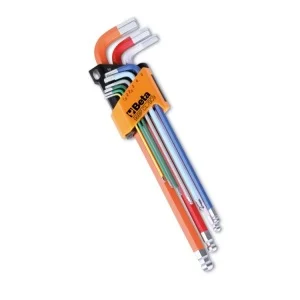 Serie chiavi brugola piegate pz 9 beta 96bp-cl/sc9 000961619 - dettaglio 1