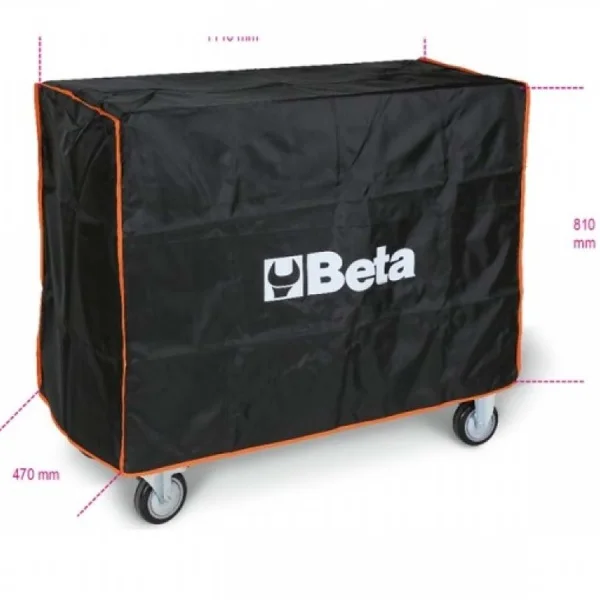 Protezione in nylon per cassettiera beta 2400-cover 024000910 - dettaglio 2