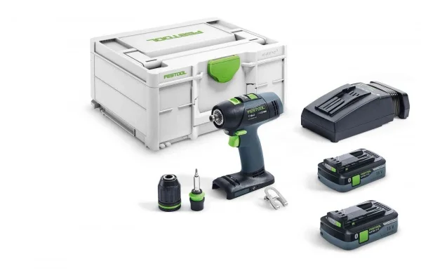 Festool T 18+3 HPC 4,0 I-Plus Trapano avvitatore a batteria - Dettaglio 1