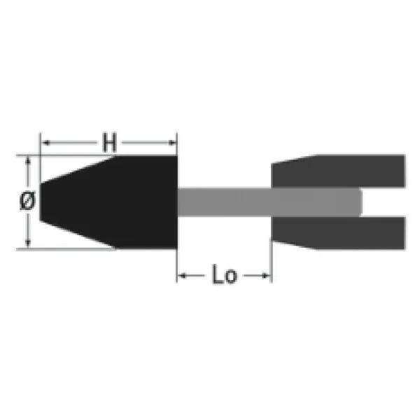 Beta 11105 mola abrasiva triangolare con gambo 111050020 - dettaglio 3