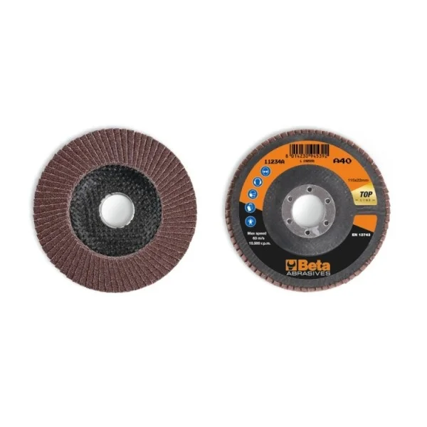 Beta 11234a disco lamellare corindone mm 115 112340004 - dettaglio 1