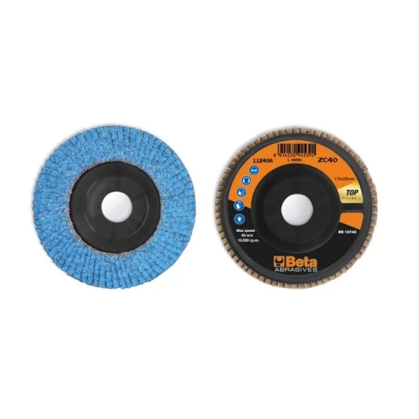 Beta 11240a disco lamellare zirconio ceramicato mm 115 112400004 - dettaglio 1