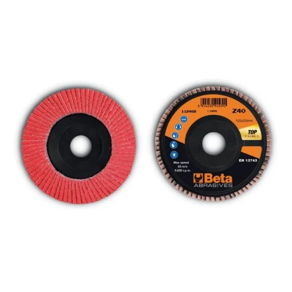 Beta 11246b disco lamellare tela ceramicata mm 125 112460104 - dettaglio 1