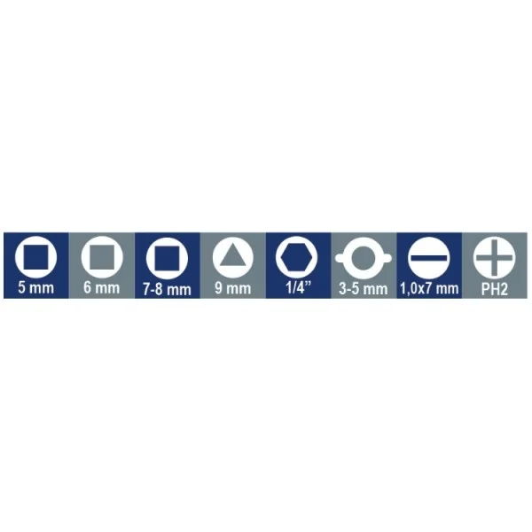Chiavi a croce per quadristi 8 impr. beta 1600q 8 016000008 - dettaglio 4
