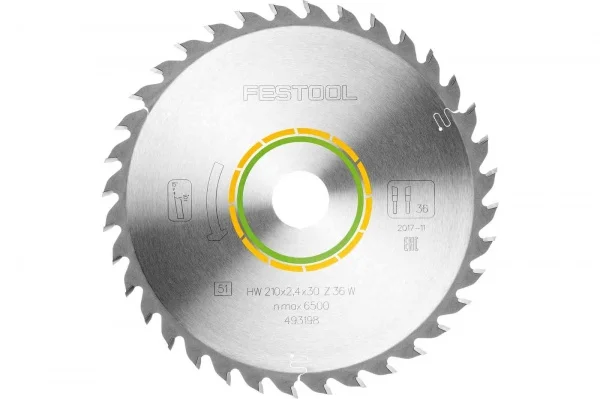 Festool 210x2,4x30 w36 lama universale seghe portatili 493198 - dettaglio 2