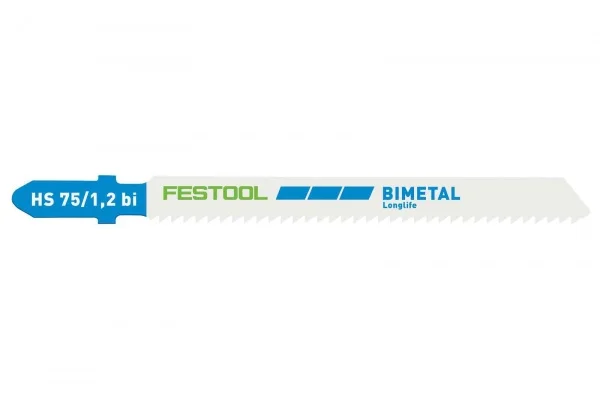 Festool hs 75/1,2 bi/5 lame metal steel per seghetto alternativo pz 5 204270 - dettaglio 1