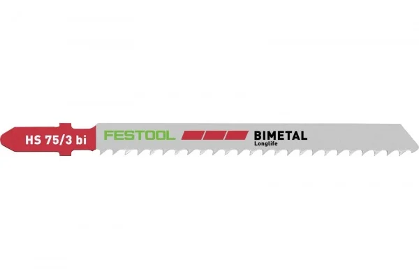 Festool hs 75/3 bi/5 lame plastics solid per seghetto alternativo pz 5 204336 - dettaglio 1