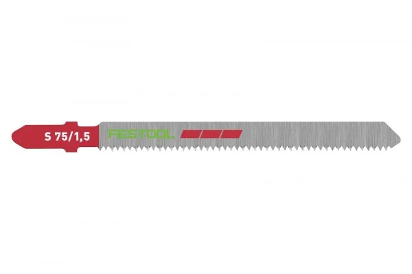 Festool s 75/1,5/5 lame plastics profile per seghetto alternativo pz 5 204268 - dettaglio 1