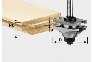 Festool hw s8 d46 x d12-fd fresa elastica a profilare 490643 - dettaglio 1