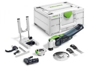 Festool osc 18 e-basic-set utensile multifunzione vecturo con accesori 18v senza batterie 576592 - dettaglio 1
