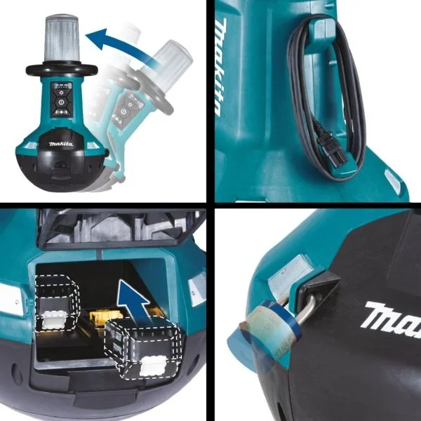 Makita DML810 Faro da cantiere led a batteria 18v - dettaglio 6