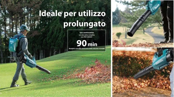 Makita UB001CZ Soffiatore XGT 40v senza batterie e zaino - dettaglio 2