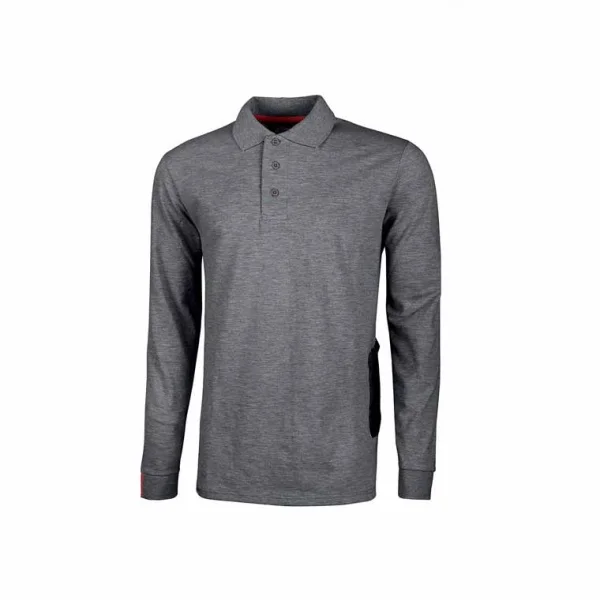 U-power live polo da lavoro manica lunga ey144gm - dettaglio 1