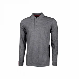 U-power live polo da lavoro manica lunga ey144gm - dettaglio 1