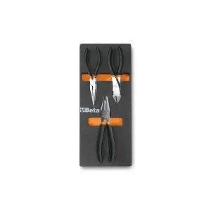 Serie 3 pinze e tronchesi con termoformato morbido m137 beta 024500137 - dettaglio 1