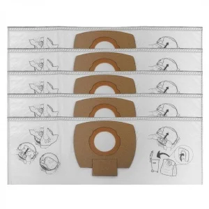 Makita P-72899 Confezione sacchi tessuto non tessuto per aspirapolvere pz 5 - Dettaglio 1