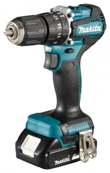 Makita dhp487raj trapano avvitatore a percussionea batteria brushless 18v - dettaglio 1