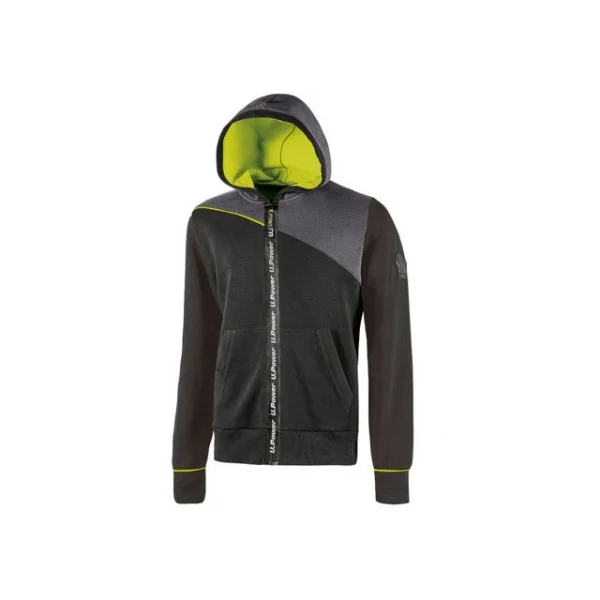 U-power jupiter felpa black carbon - dettaglio 1