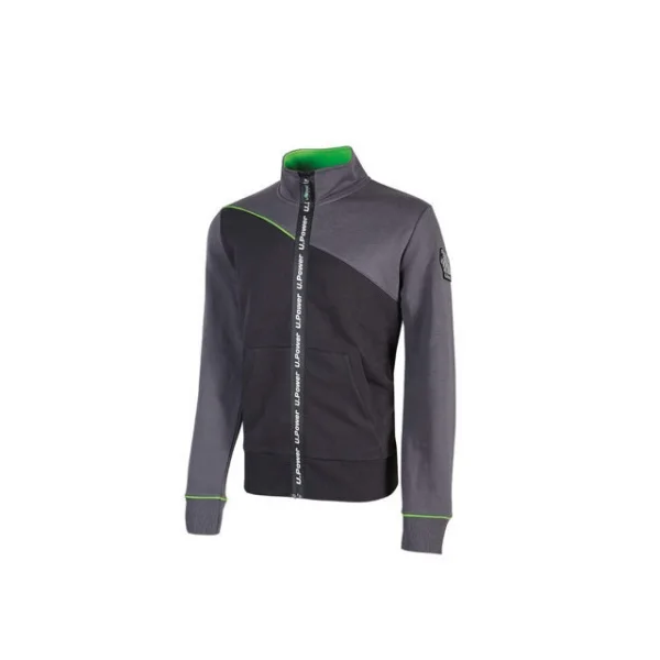 U-power uranus felpa asphalt grey - dettaglio 1