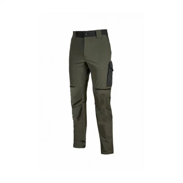 U-power world pantaloni multitasca dark green - dettaglio 1