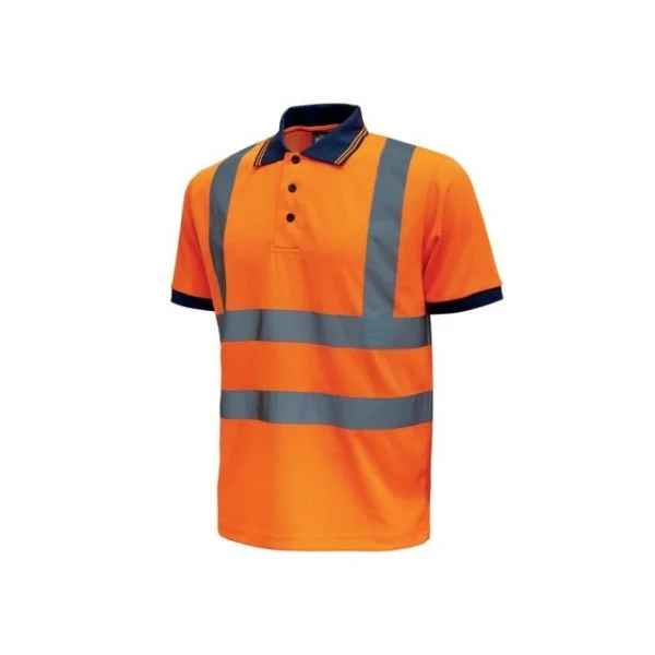 U-power neon polo orange fluo - dettaglio 1
