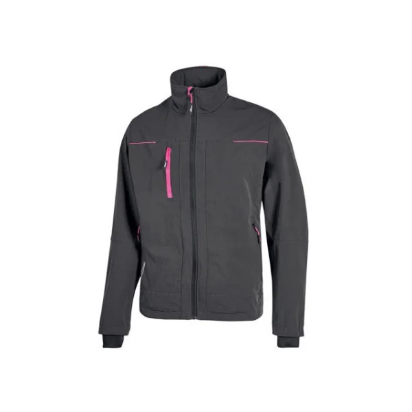U-power pluton lady giacca grey fucsia - dettaglio 1