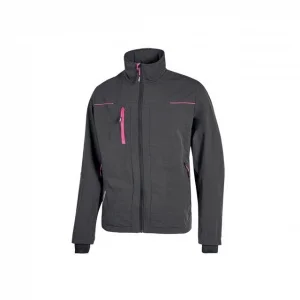 U-power pluton lady giacca grey fucsia - dettaglio 1