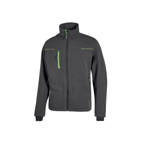 U-power pluton giacca asphalt grey green - dettaglio 1